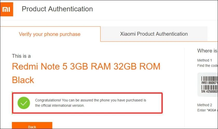 cách kiểm tra hàng chính hãng bằng imei