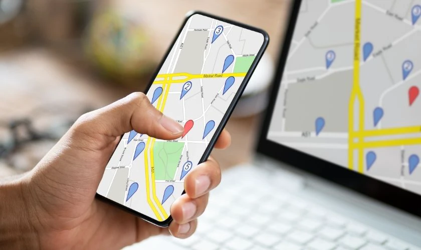 định vị điện thoại với find my device google
