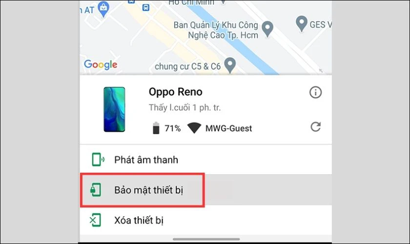 c&aacute;ch bảo mật thiết bị từ xa
