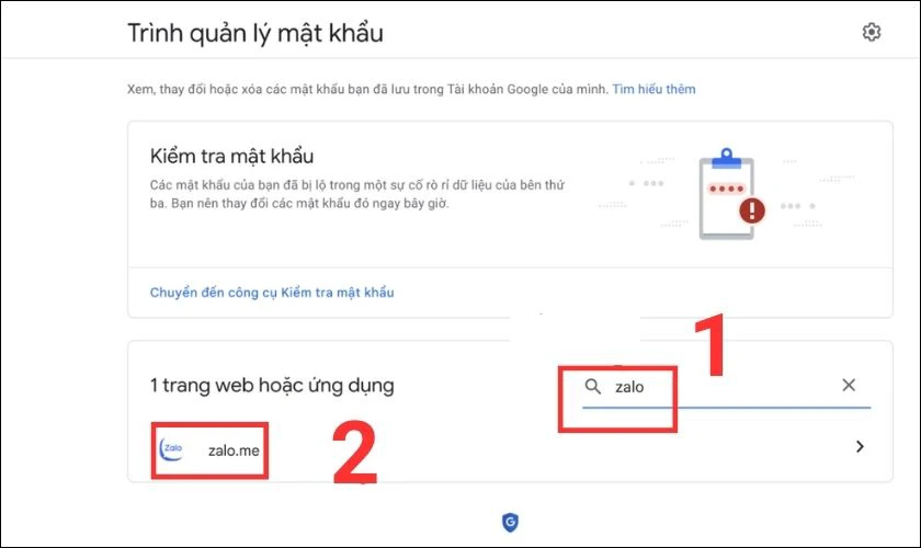 c&aacute;ch lấy lại quyền truy cập zalo bằng t&agrave;i khoản google