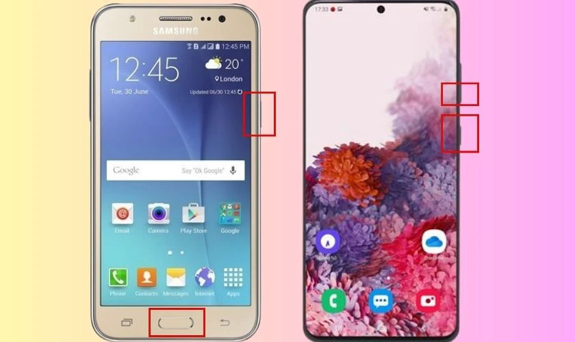 phím tắt chụp màn hình samsung