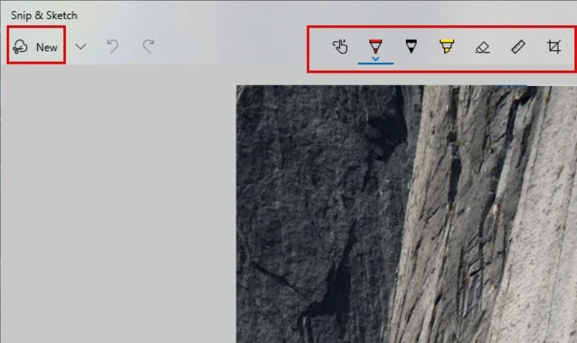 cap màn hình win 11 bằng snip sketch