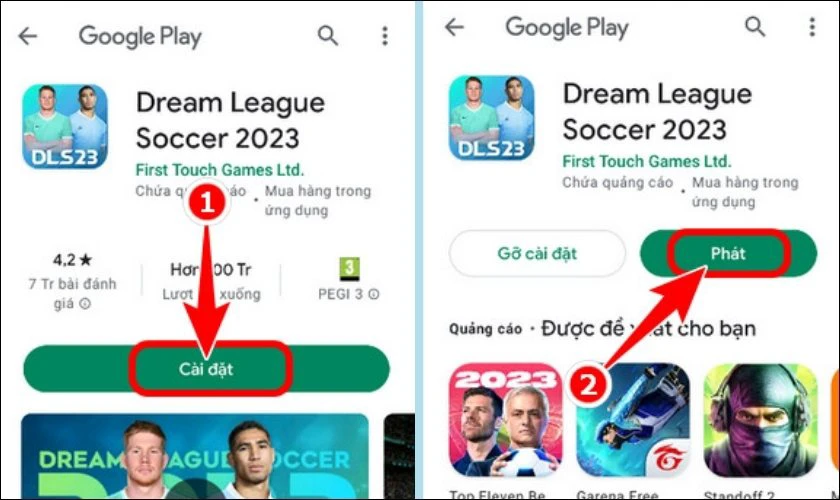 cách tải DLS 2023 trên điện thoại Android