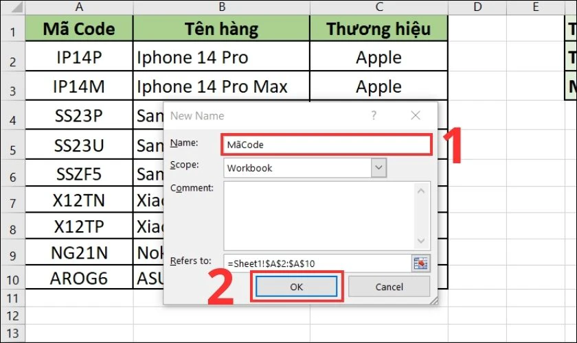 cách tạo listbox