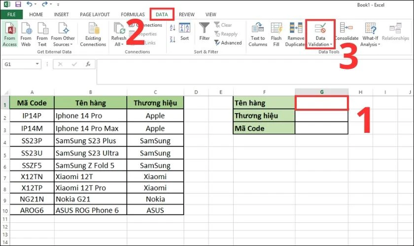 hướng dẫn cách tạo drop list trong excel nhanh chóng