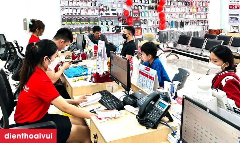 thay camera trước samsung galaxy a tại điện thoại vui