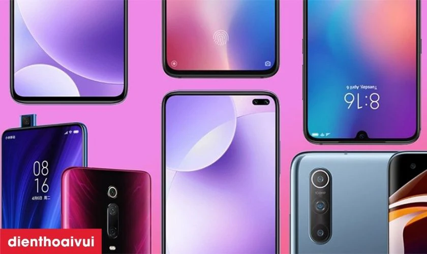 c&aacute;c d&ograve;ng điện thoại xiaomi cũ