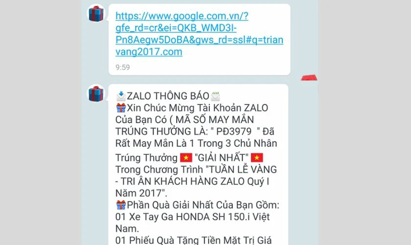 vì sao zalo bị vô hiệu hóa