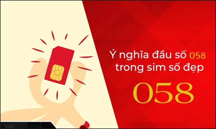 &yacute; nghĩa đầu số 058 