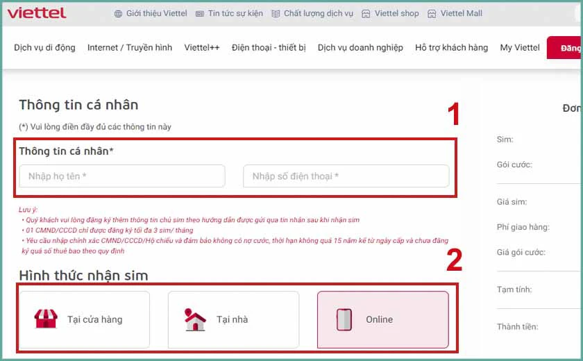 c&aacute;ch mua sim số 086 online