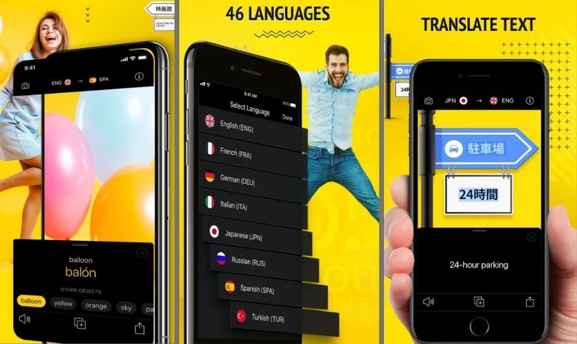 Ứng dụng chụp v&agrave; dịch thuật
