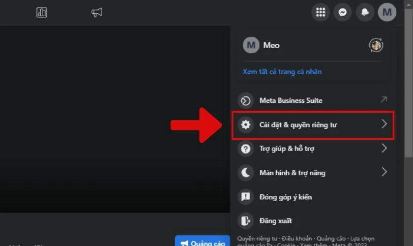 sửa đường link trên fanpage