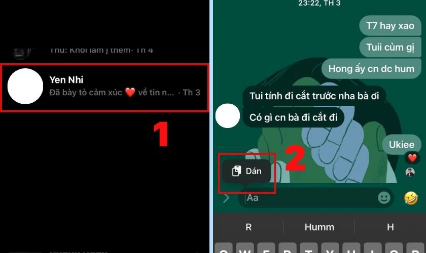 c&aacute;ch gửi đường link facebook cho bạn b&egrave; qua messenger 