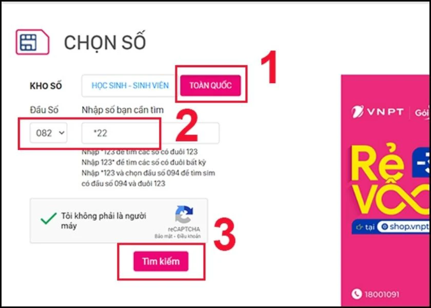 c&aacute;ch mua sim đầu số 082 online