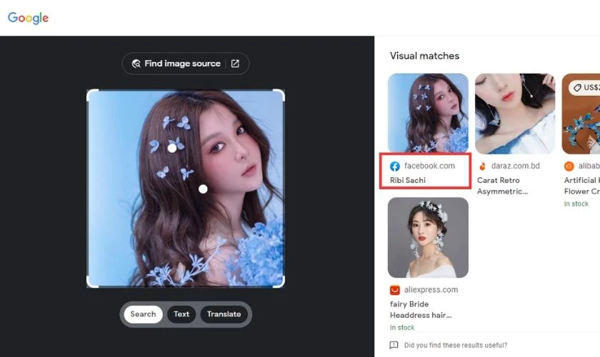 t&igrave;m kiếm t&agrave;i khoản facebook bằng h&igrave;nh ảnh
