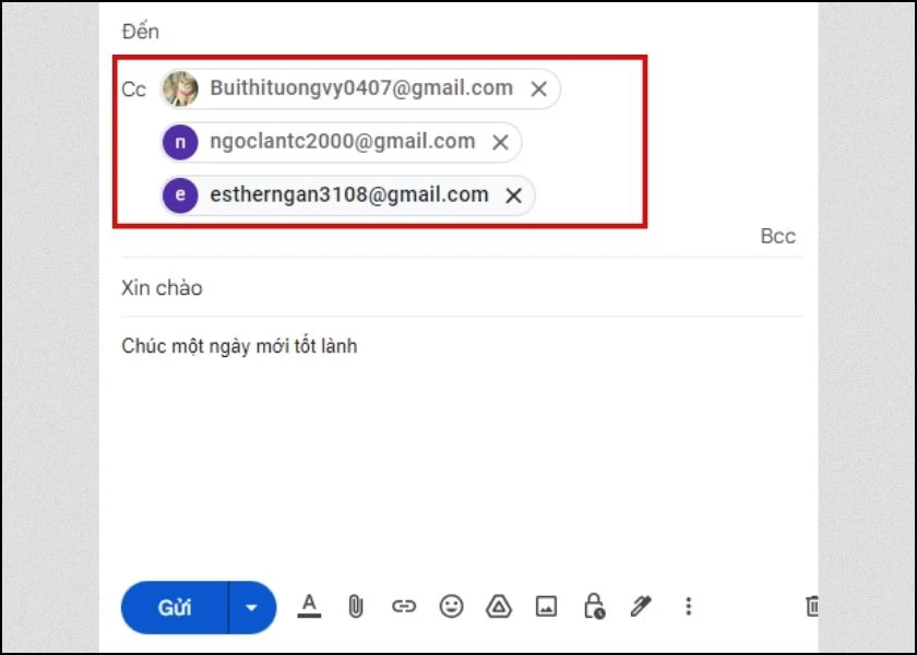 cc l&agrave; g&igrave; trong email