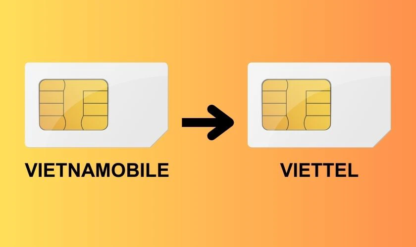 đổi sim vietnamobile sang viettel