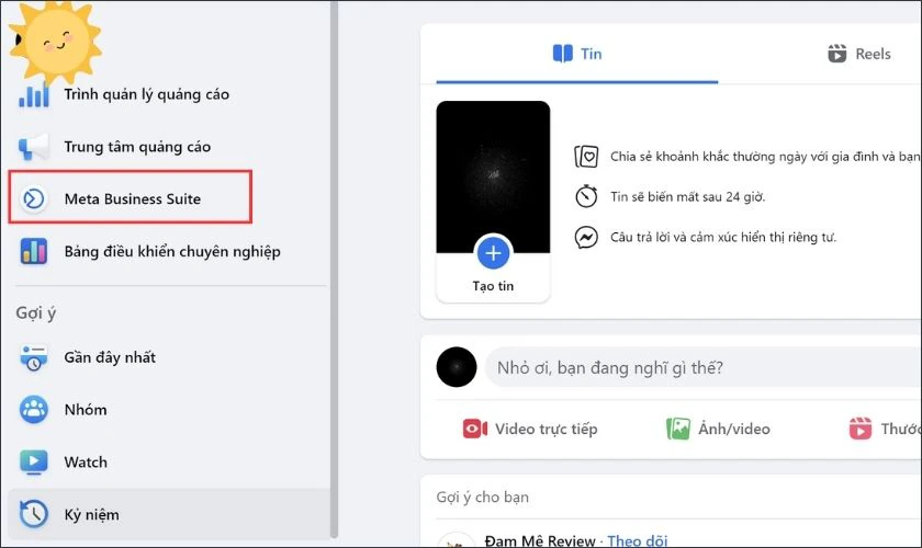 cách đăng nhập meta business suite trên pc