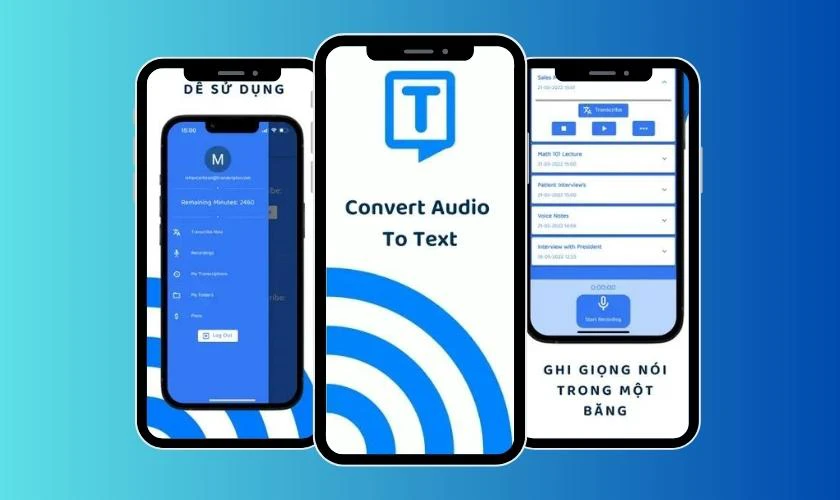 phần mềm Otter - Transcribe Voice Notes