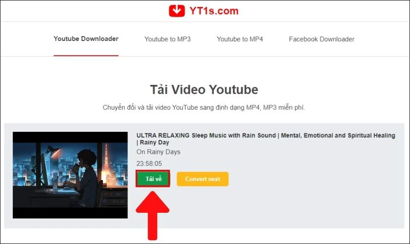 Ho&agrave;n tất download video Youtube về laptop 