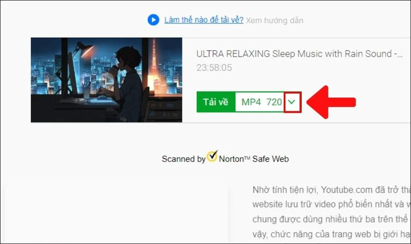 C&aacute;ch tải YouTube về m&aacute;y t&iacute;nh laptop bằng SaveFrom 