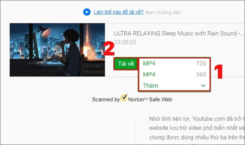 Ho&agrave;n tất tải video Youtube về m&aacute;y 