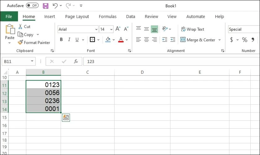 c&aacute;ch định dạng số 0 trong excel 