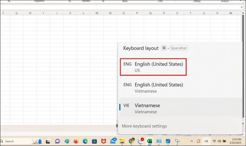 Tại sao bị lỗi gõ dấu chấm thành dấu phẩy trong Excel