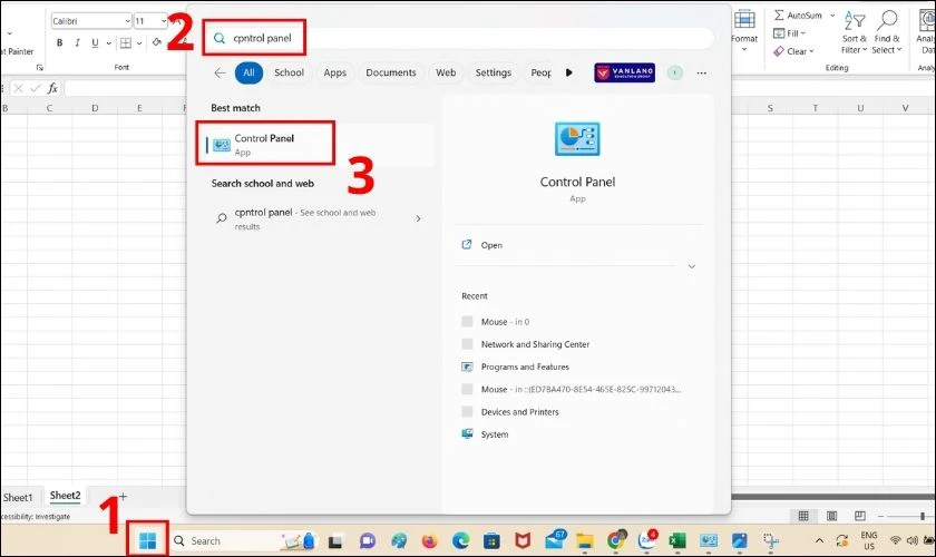 Đổi dấu phẩy thành dấu chấm dùng Control Panel Windows 10, 11