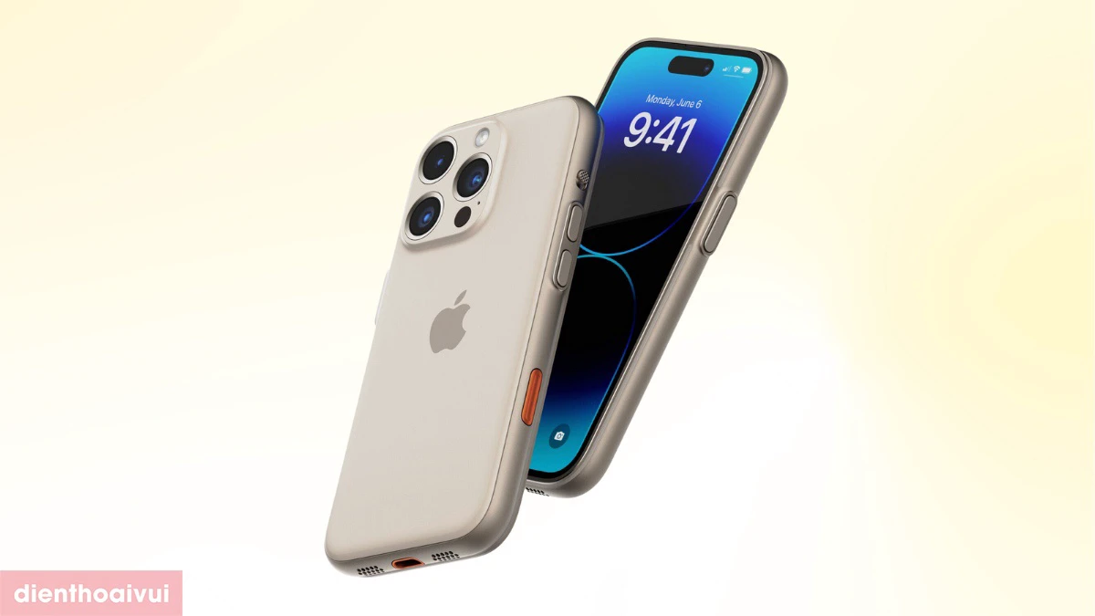 iPhone Ultra 15 mới sở hữu kiểu d&aacute;ng mềm mại với c&aacute;c đường cong bo tr&ograve;n