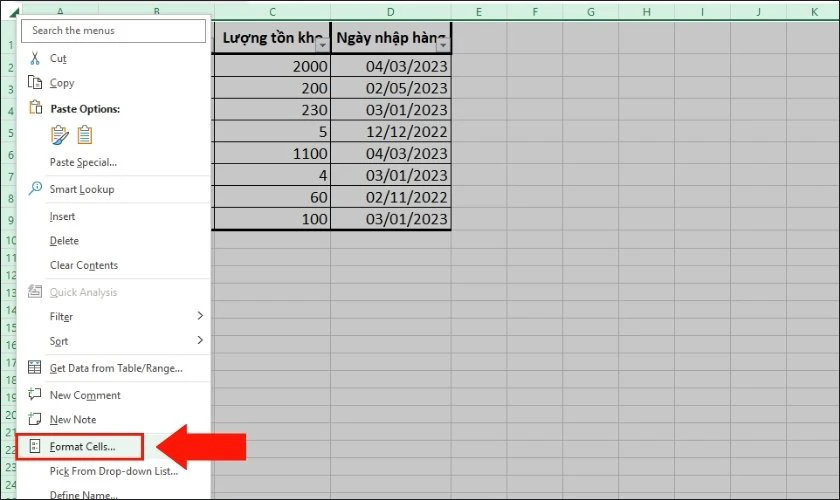 c&aacute;ch kh&oacute;a &ocirc;, v&ugrave;ng dữ liệu excel cụ thể bằng ph&iacute;m tắt