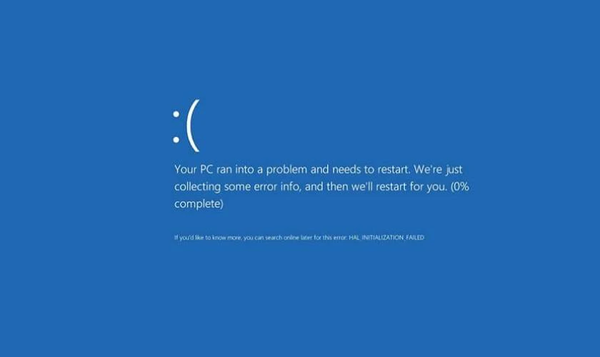 Dấu hiệu laptop không vào được màn hình chính
