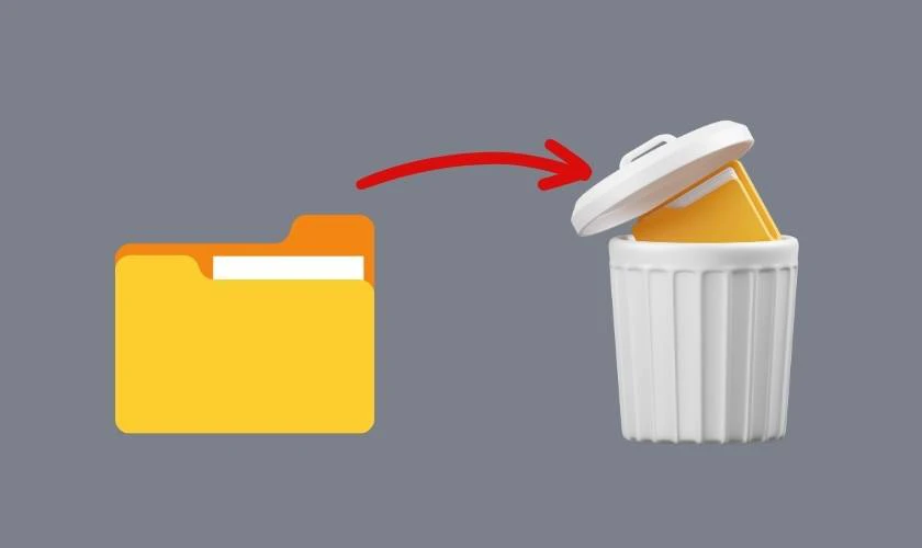 Xóa bớt tệp tin không cần thiết trong máy