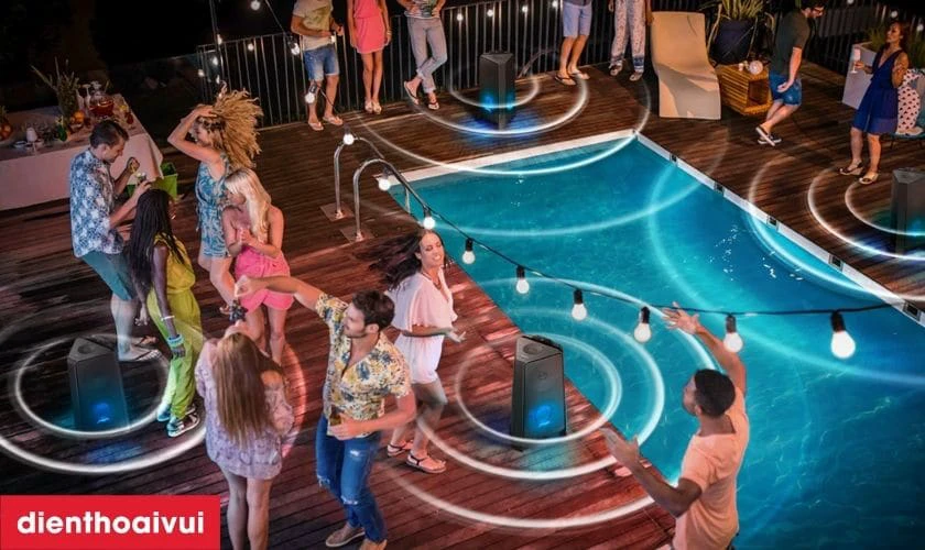 Chế độ Group Play hỗ trợ kết nối nhiều loa Samsung