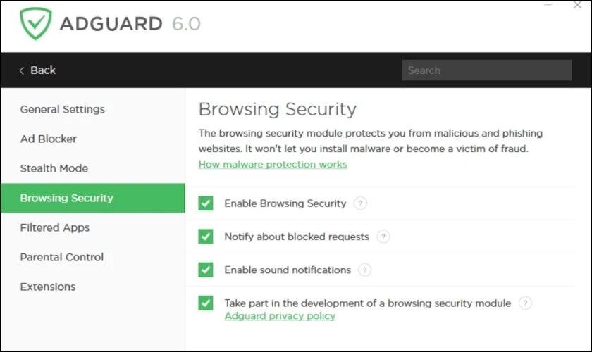 phần mềm chặn quảng c&aacute;o cho chrome, safari