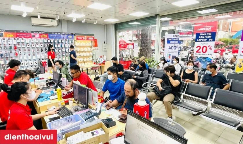 Quy trình thay màn hình laptop chuyên nghiệp tại Điện Thoại Vui