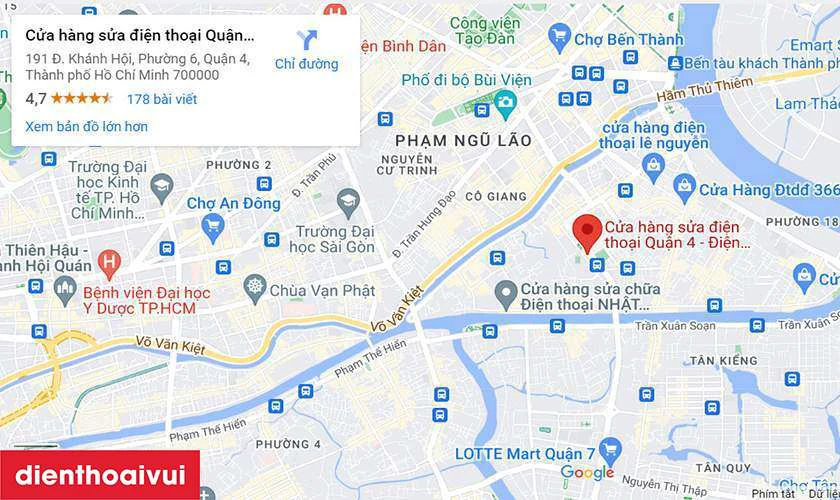 Địa chỉ Điện Thoại Vui Quận 4