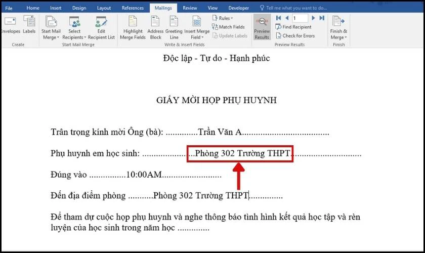 Bắt đầu tạo thư mới bằng c&aacute;ch nhấn v&agrave;o Write your letter