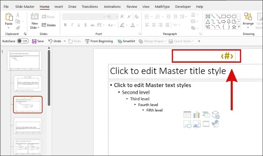 C&aacute;ch chỉnh font, size, màu cho số thứ tự trang trong phần mềm tr&igrave;nh chiếu
