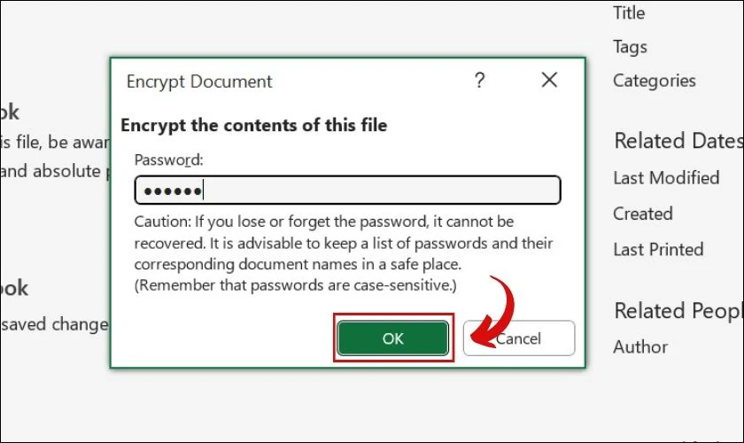 C&aacute;ch đặt mật khẩu cho file Excel đơn giản 