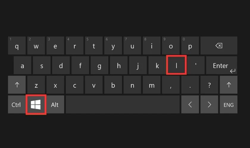 Kh&oacute;a b&agrave;n ph&iacute;m laptop bằng tổ hợp ph&iacute;m 
