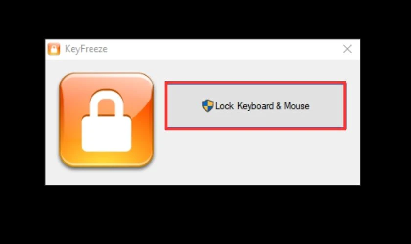 V&ocirc; hiệu h&oacute;a b&agrave;n ph&iacute;m bằng Phần mềm Keyfreeze 