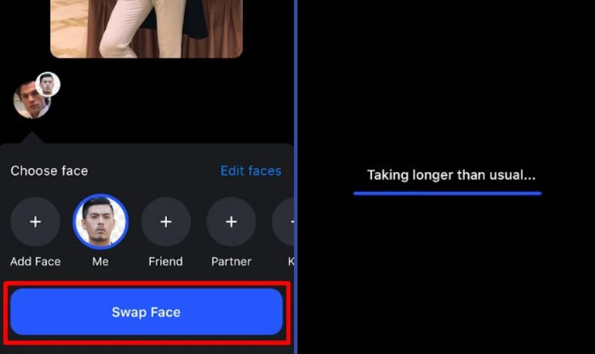 C&aacute;c thao t&aacute;c thực hiện c&aacute;ch tải app Deepfake về điện thoại Android, iOS