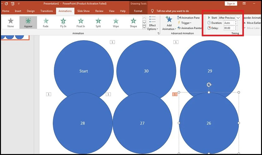 Cách tạo đồng hồ đếm ngược trong PowerPoint