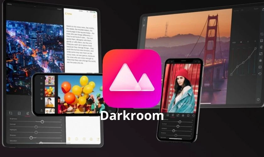 Darkroom - Phần mềm chỉnh ảnh x&oacute;a ph&ocirc;ng miễn ph&iacute;