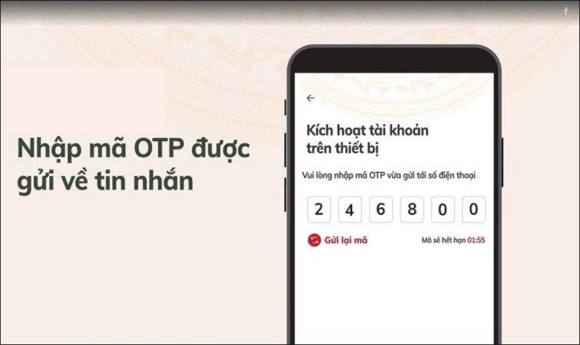 M&atilde; OTP được gửi từ phần mềm VneID l&agrave; g&igrave;