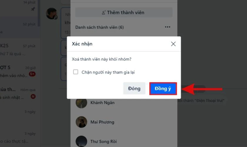 Nhấn v&agrave;o n&uacute;t Đồng &yacute; m&agrave;u xanh